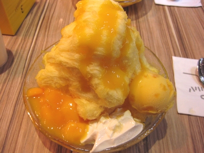 マンゴーかき氷