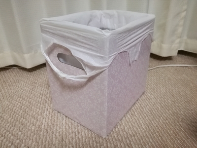 ペーパーボックスでゴミ箱